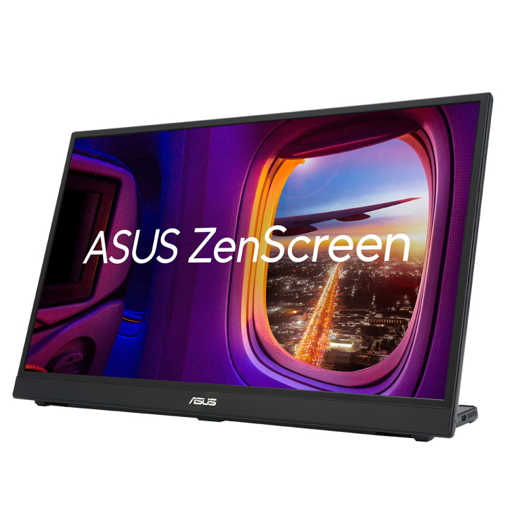 Монитор Asus ZenScreen MB17AHG, 17.3", FHD, IPS, черен - 90LM08PG-B01170