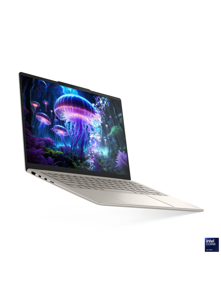 Лаптоп Lenovo Yoga Slim 7, Intel Core Ultra 7 258V, 14" 2.8K WQXGA  OLED 1100nits (peak) / 500nits (typical) Glossy, 100% DCI-P3, 120Hz, 32GB RAM, 512GB SSD, Integrated Intel Arc Graphics 140V, Win 11 Home - 83JX001EBM