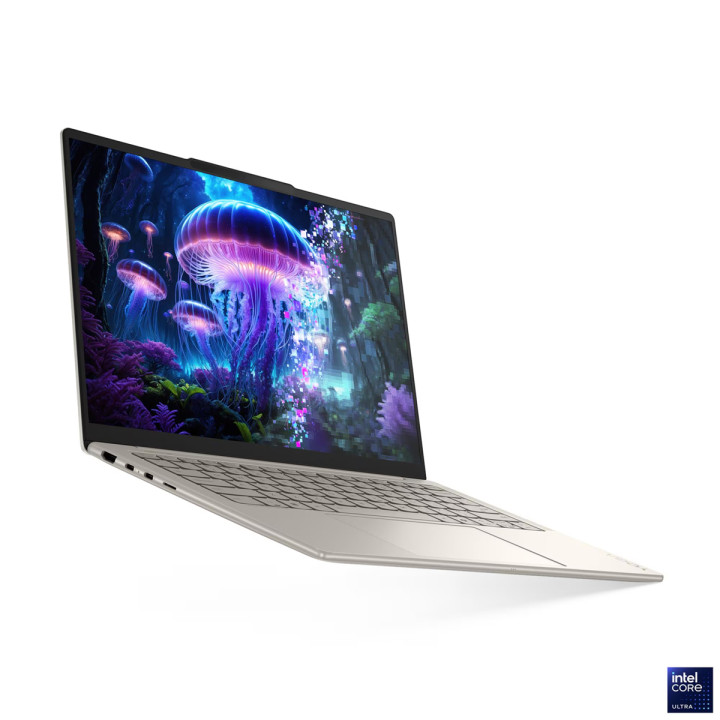 Лаптоп Lenovo Yoga Slim 7, Intel Core Ultra 7 258V, 14" 2.8K WQXGA  OLED 1100nits (peak) / 500nits (typical) Glossy, 100% DCI-P3, 120Hz, 32GB RAM, 512GB SSD, Integrated Intel Arc Graphics 140V, Win 11 Home - 83JX001EBM
