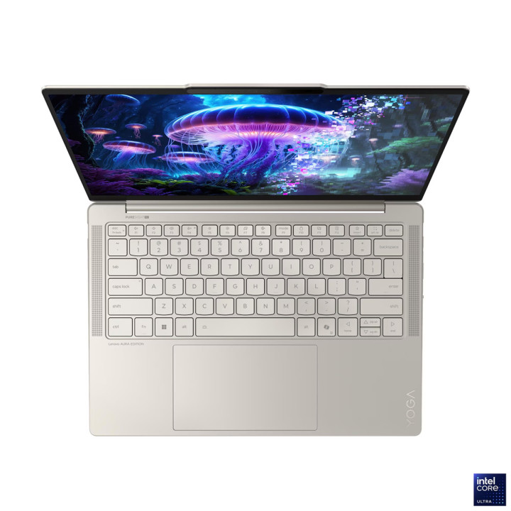 Лаптоп Lenovo Yoga Slim 7, Intel Core Ultra 7 258V, 14" 2.8K WQXGA  OLED 1100nits (peak) / 500nits (typical) Glossy, 100% DCI-P3, 120Hz, 32GB RAM, 512GB SSD, Integrated Intel Arc Graphics 140V, Win 11 Home - 83JX001EBM