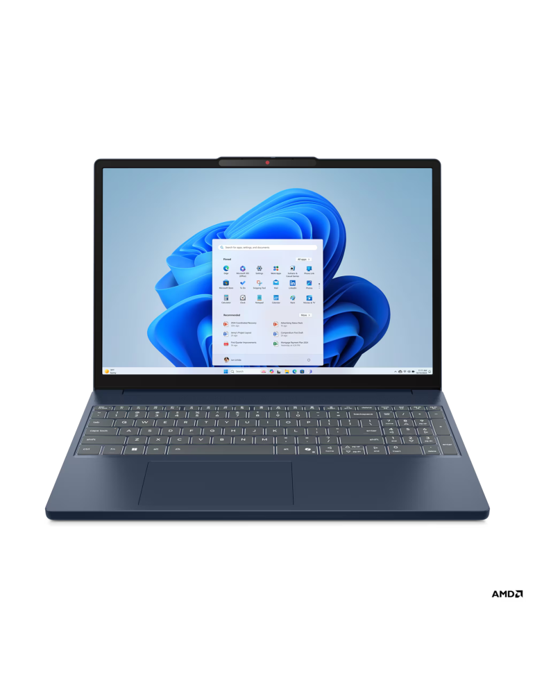 Лаптоп Lenovo IdeaPad 3 Slim 15, AMD Ryzen 7 7735HS , 15.3" WUXGA IPS 300nits Anti-glare, 45% NTSC, 60Hz, 16GB RAM, 512GB SSD, Integrated AMD Radeon 680M Graphics - 83K70022BM