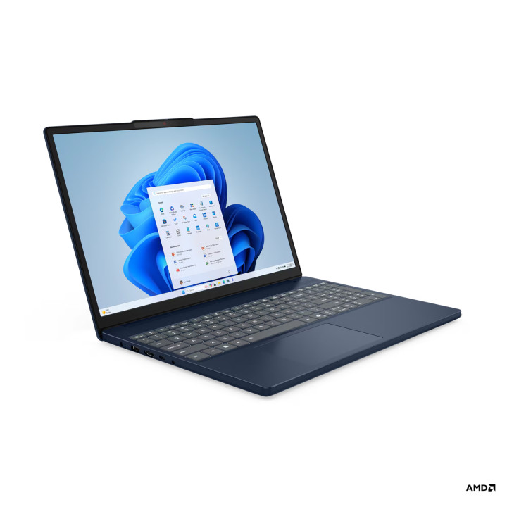 Лаптоп Lenovo IdeaPad 3 Slim 15, AMD Ryzen 7 7735HS , 15.3" WUXGA IPS 300nits Anti-glare, 45% NTSC, 60Hz, 16GB RAM, 512GB SSD, Integrated AMD Radeon 680M Graphics - 83K70022BM