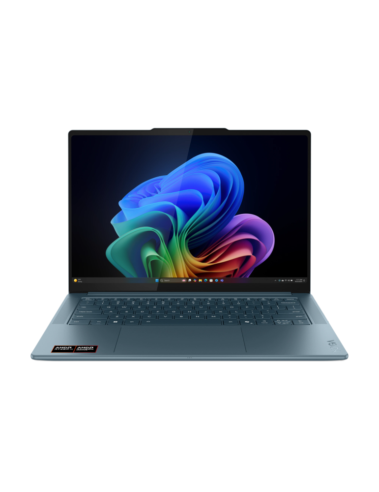 Лаптоп Lenovo Yoga PRO 7 14, AMD Ryzen AI 9 365, 14.5" 3K OLED 1000nits (peak) / 500nits (typical) Glossy, 100% DCI-P3, 90Hz, 32GB RAM, 1TB SSD, Integrated AMD Radeon 880M Graphics, Win 11 Home - 83LX000EBM