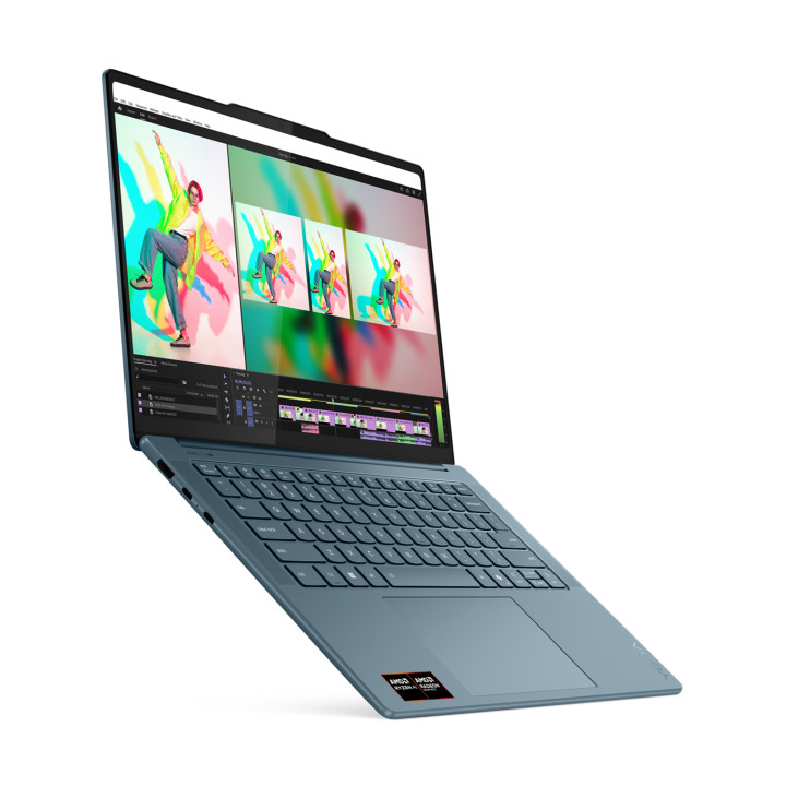 Лаптоп Lenovo Yoga PRO 7 14, AMD Ryzen AI 9 365, 14.5" 3K OLED 1000nits (peak) / 500nits (typical) Glossy, 100% DCI-P3, 90Hz, 32GB RAM, 1TB SSD, Integrated AMD Radeon 880M Graphics, Win 11 Home - 83LX000EBM