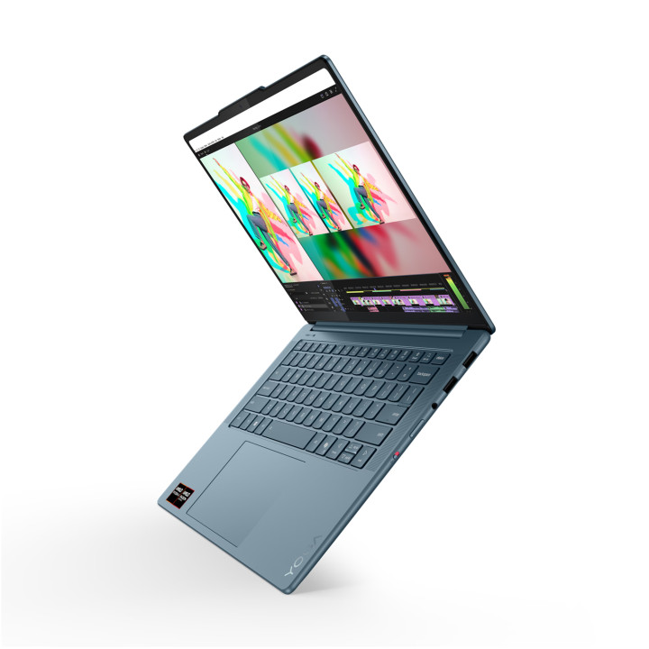 Лаптоп Lenovo Yoga PRO 7 14, AMD Ryzen AI 9 365, 14.5" 3K OLED 1000nits (peak) / 500nits (typical) Glossy, 100% DCI-P3, 90Hz, 32GB RAM, 1TB SSD, Integrated AMD Radeon 880M Graphics, Win 11 Home - 83LX000EBM