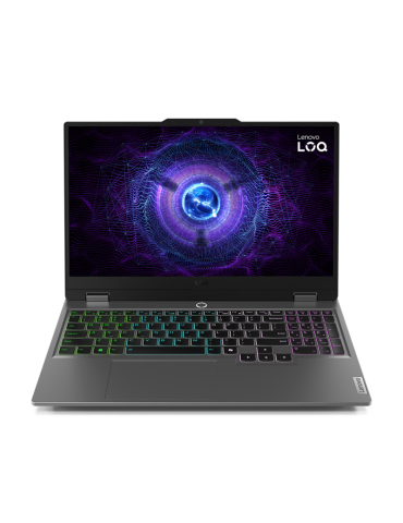 Лаптоп Lenovo LOQ 15IRX9, Intel Core i5-13450HX, 15.6" FHD IPS 300nits Anti-glare, 100% sRGB, 144Hz, G-SYNC, 16GB RAM, 512GB SSD, NVIDIA GeForce RTX 4050 6GB GDDR6 - 83DV003YBM