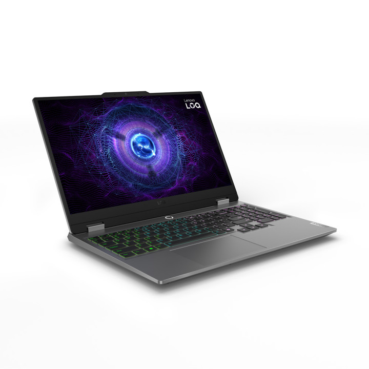 Лаптоп Lenovo LOQ 15IRX9, Intel Core i5-13450HX, 15.6" FHD IPS 300nits Anti-glare, 100% sRGB, 144Hz, G-SYNC, 16GB RAM, 512GB SSD, NVIDIA GeForce RTX 4050 6GB GDDR6 - 83DV003YBM