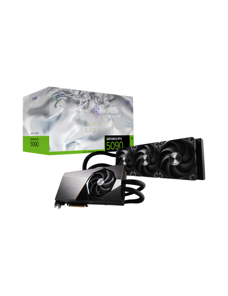 Видео карта MSI NVIDIA GeForce RTX 5090 32G SUPRIM LIQUID SOC, 32GB DDR7, 512bit- 912-V530-011