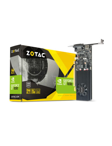 Видео карта ZOTAC GeForce GT 1030 2GB GDDR5 Low Profile - ZT-P10300A-10L