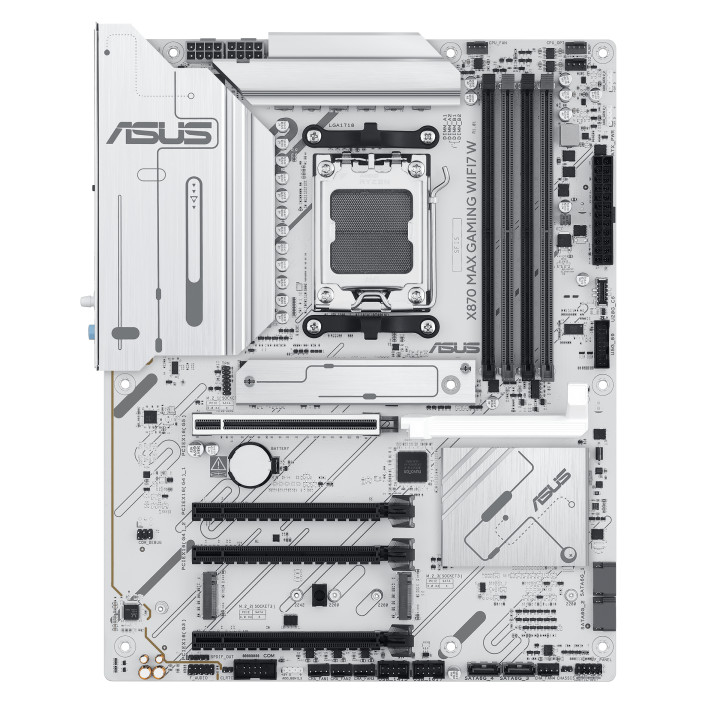 Дънна платка Asus X870 MAX GAMING WHITE WiFi7, AM5, DDR5 - 90MB1LZ0-M0EAY0