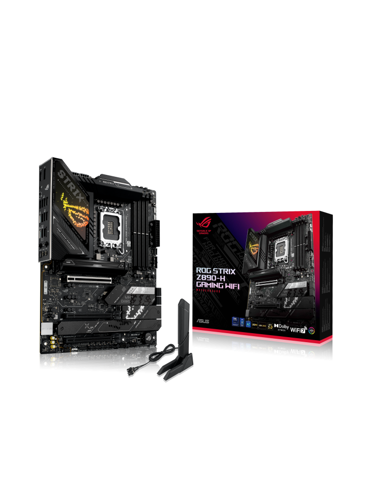 Дънна платка Asus ROG STRIX Z890-H GAMING WIFI, LGA1851 - 90MB1K20-M0EAY0
