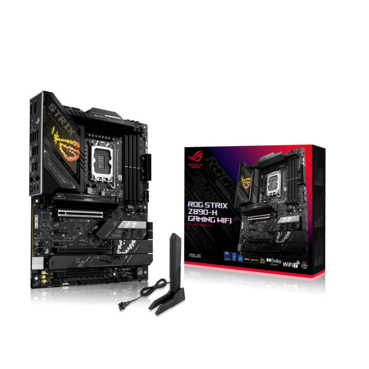 Дънна платка Asus ROG STRIX Z890-H GAMING WIFI, LGA1851 - 90MB1K20-M0EAY0