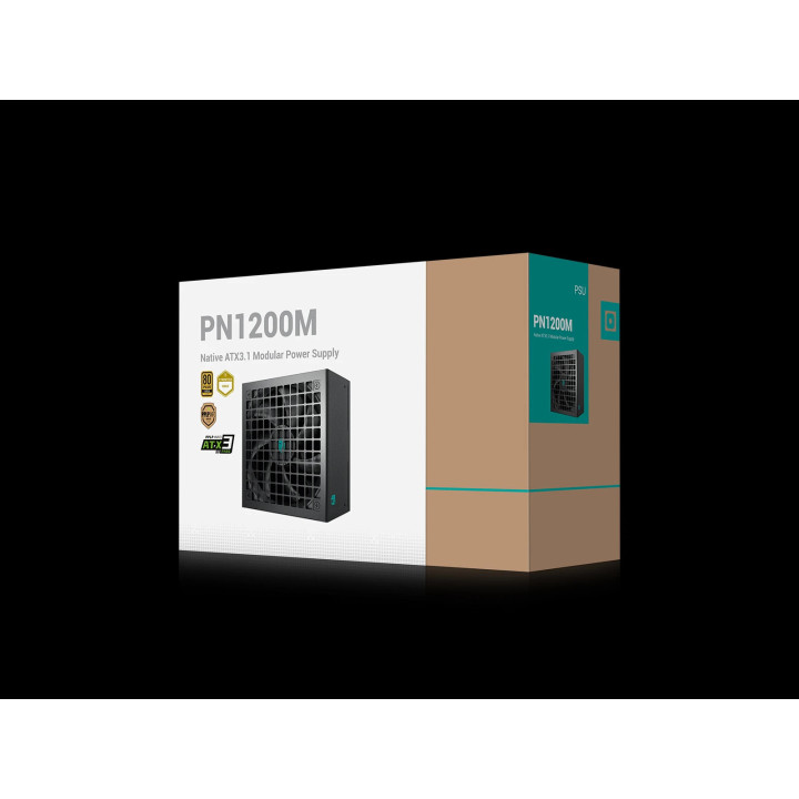 Модулно захранване DeepCool PN1200-M, PSU ATX 3.1 1200W Gold, Full Modular - R-PNC00M-FC0B-JGEU