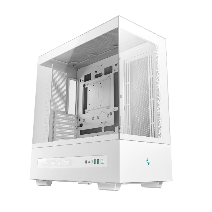 Кутия за компютър DeepCool CH690 DIGITAL White, ATX - R-CH690-WHNNA0D-G-1