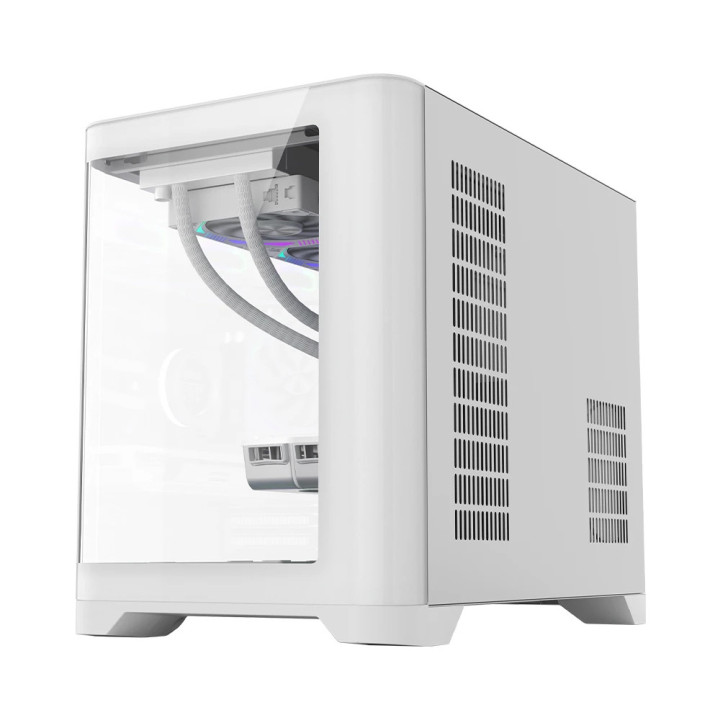 Кутия за компютър 1stPlayer UV6 White, mATX - UV6-WH