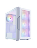 Кутия за компютър 1stPlayer TRILOBITE T7 White, ATX, с 4бр вкл. вентилатори - T7-WH-4F1-W