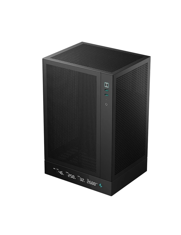Кутия за компютър DeepCool CH170 DIGITAL, mini-ITX - R-CH170-BKNPI0D-G-1