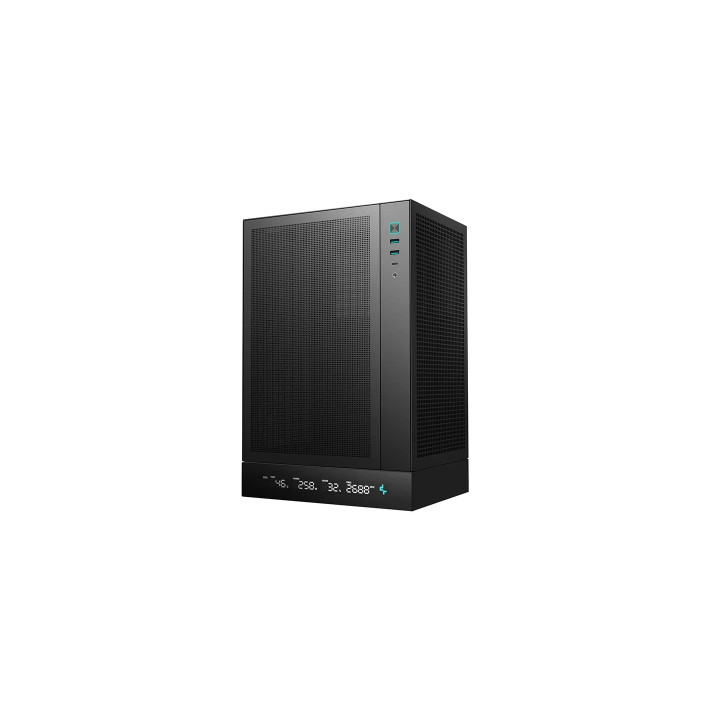 Кутия за компютър DeepCool CH170 DIGITAL, mini-ITX - R-CH170-BKNPI0D-G-1
