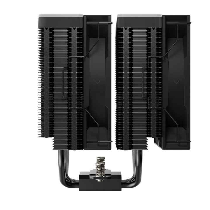 Охладител за процесор DeepCool AG620 BK, Addressable RGB V2, Dual-Tower, LGA1851/AM5 - R-AG620-BKAMMN-GJD