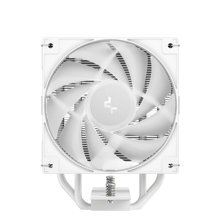 Охладител за процесор DeepCool AG400 White, Addressable RGB V2, LGA1851/AM5 - R-AG400-WHAMMN-GJD
