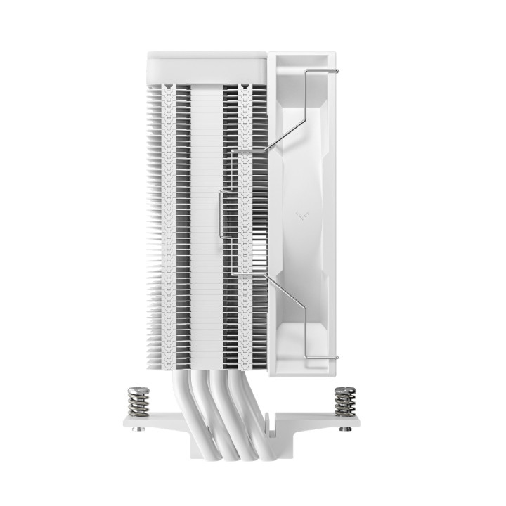 Охладител за процесор DeepCool AG400 White, Addressable RGB V2, LGA1851/AM5 - R-AG400-WHAMMN-GJD