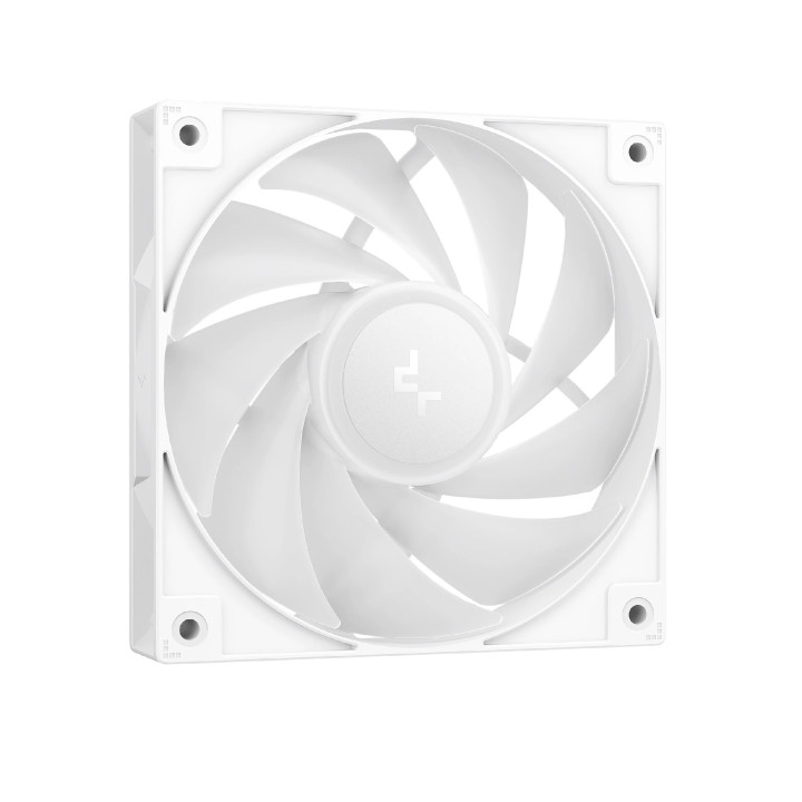 Охладител за процесор DeepCool AG400 White, Addressable RGB V2, LGA1851/AM5 - R-AG400-WHAMMN-GJD