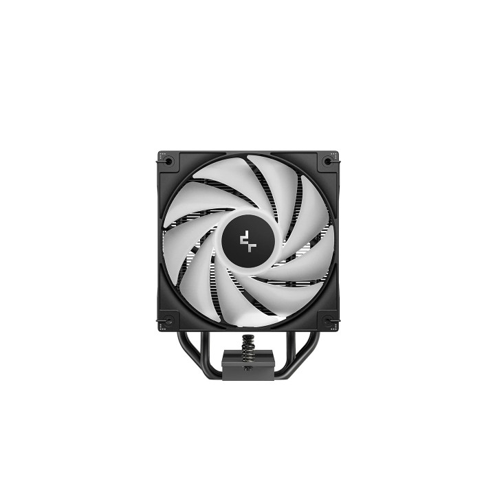 Охладител за процесор DeepCool AG400 Black, Addressable RGB V2, LGA1851/AM5 - R-AG400-BKAMMN-GJD