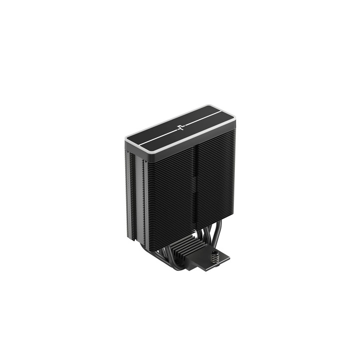 Охладител за процесор DeepCool AG400 Black, Addressable RGB V2, LGA1851/AM5 - R-AG400-BKAMMN-GJD
