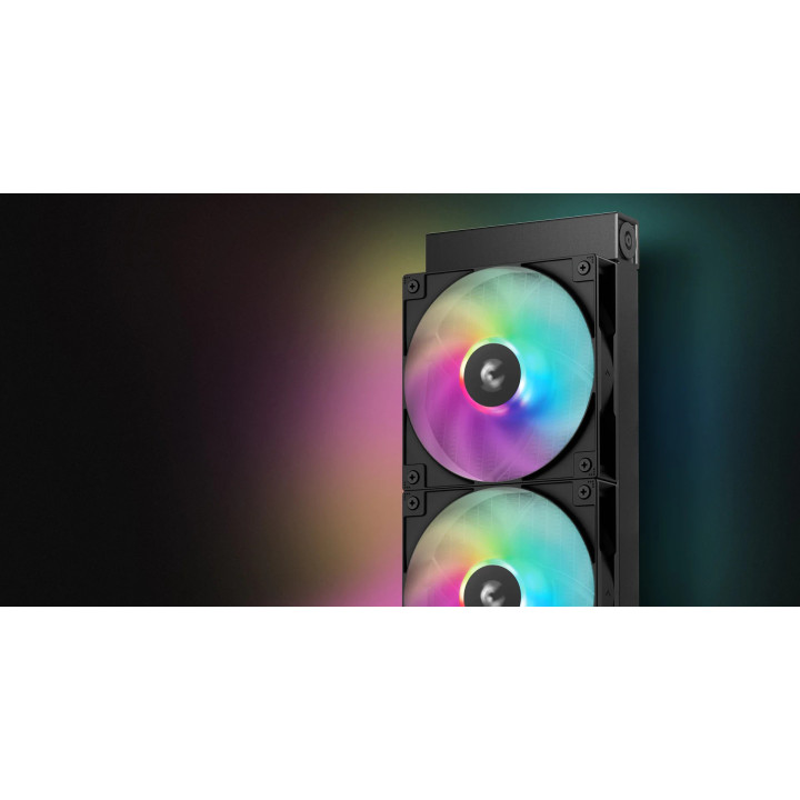 Водно охлаждане  за процесор DeepCool LE360 V2, Addressable RGB, LGA1851/AM5 - R-LE360-BKAMMC-G-2