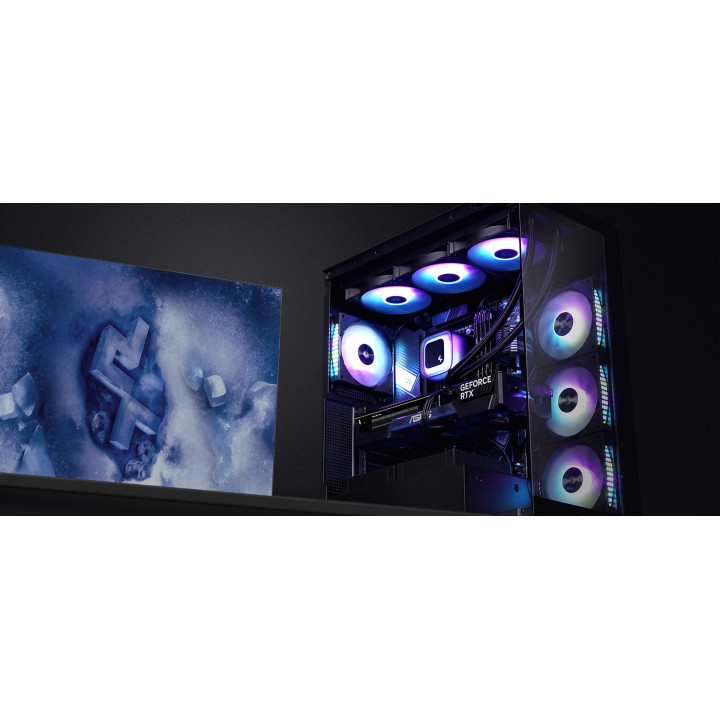 Водно охлаждане  за процесор DeepCool LE360 V2, Addressable RGB, LGA1851/AM5 - R-LE360-BKAMMC-G-2