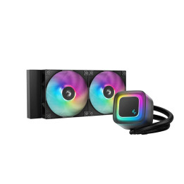 Водно охлаждане  за процесор DeepCool LE240 V2, Addressable RGB, LGA1851/AM5 - R-LE240-BKAMMC-G-2