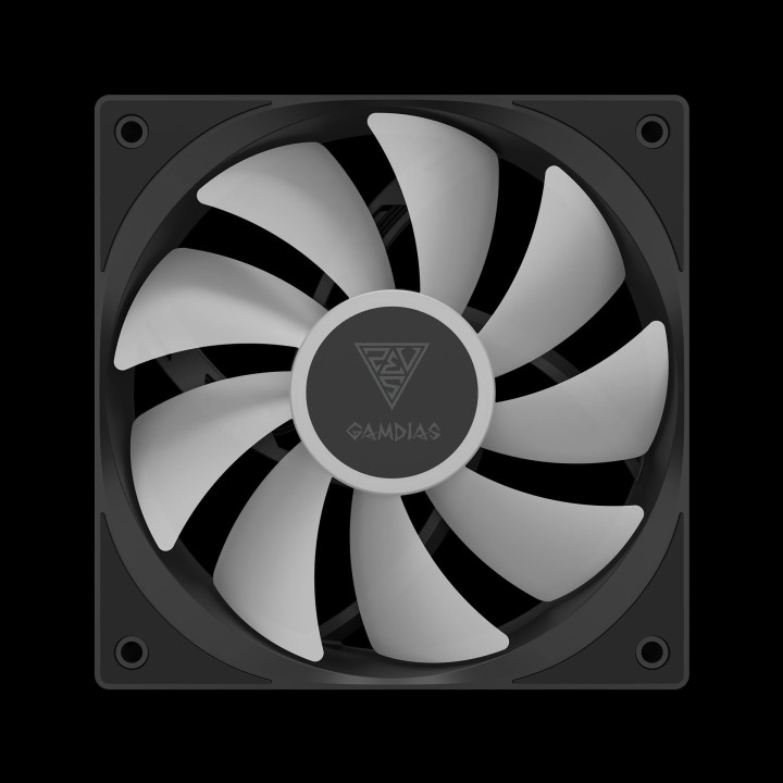 Водно охлаждане  за процесор Gamdias Chione E4-360, LCD Screen, A-RGB - CHIONE-E4-360