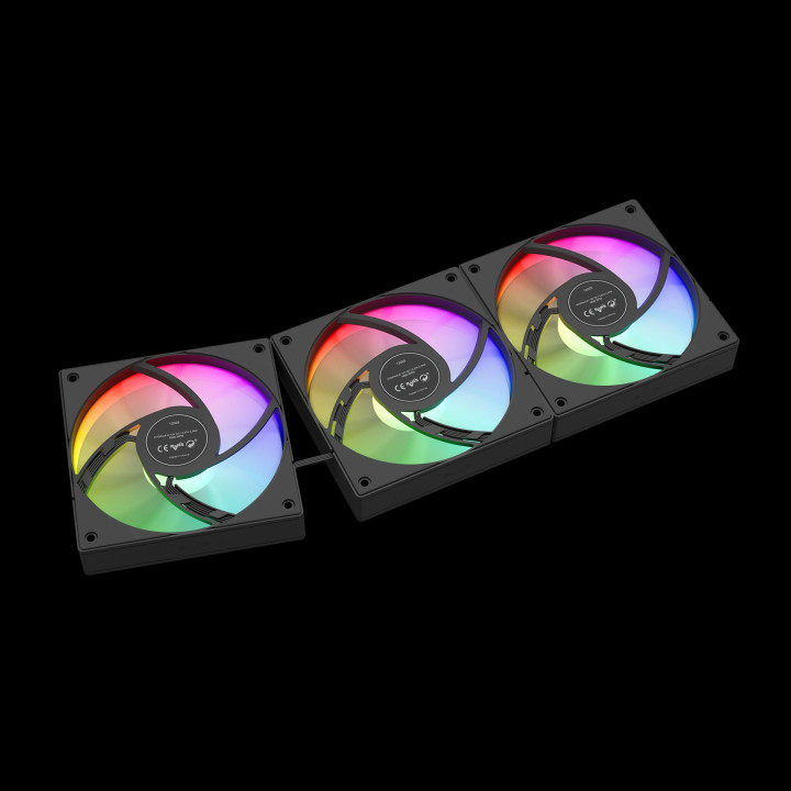 Водно охлаждане  за процесор Gamdias Chione E4-360, LCD Screen, A-RGB - CHIONE-E4-360