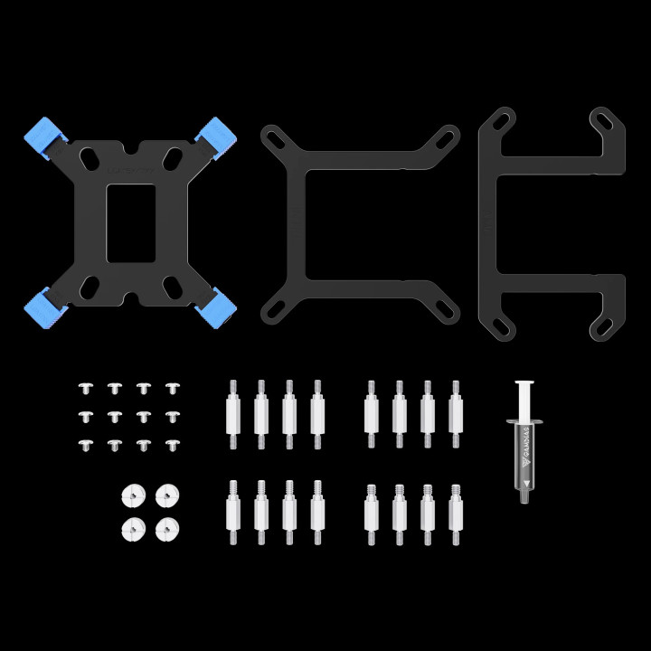 Водно охлаждане  за процесор Gamdias Chione E4-360, LCD Screen, A-RGB - CHIONE-E4-360