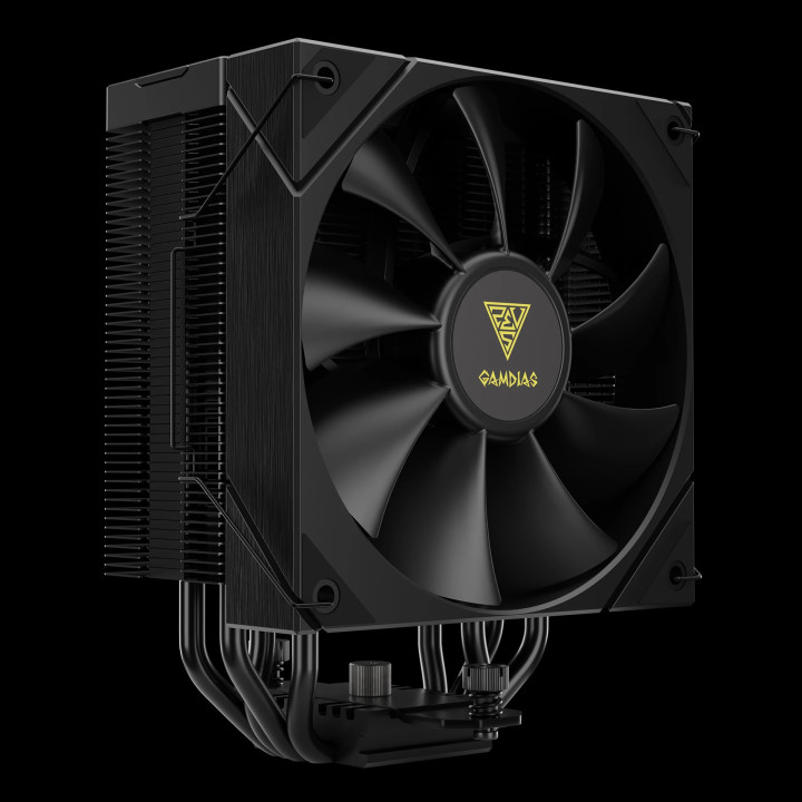 Охладител за процесор Gamdias BOREAS E2-410 Black, LGA1851/AM5 - BOREAS-E2-410