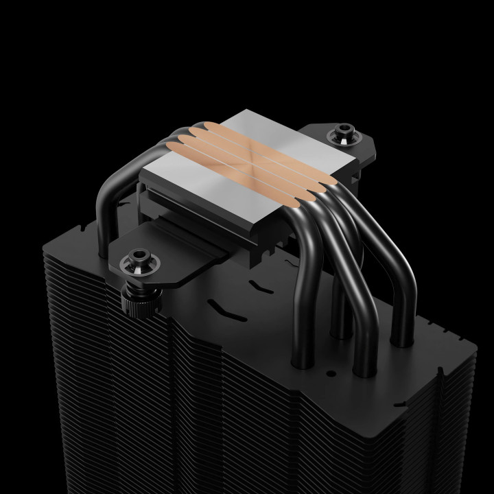 Охладител за процесор Gamdias BOREAS E2-410 Black, LGA1851/AM5 - BOREAS-E2-410