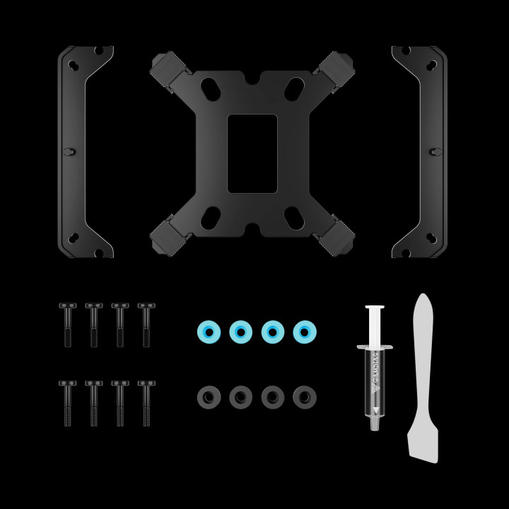Охладител за процесор Gamdias BOREAS E2-410 Black, LGA1851/AM5 - BOREAS-E2-410