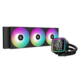 Водно охлаждане  за процесор DeepCool LD360, LED Display, A-RGB - R-LD360-BKDMMN-G-1
