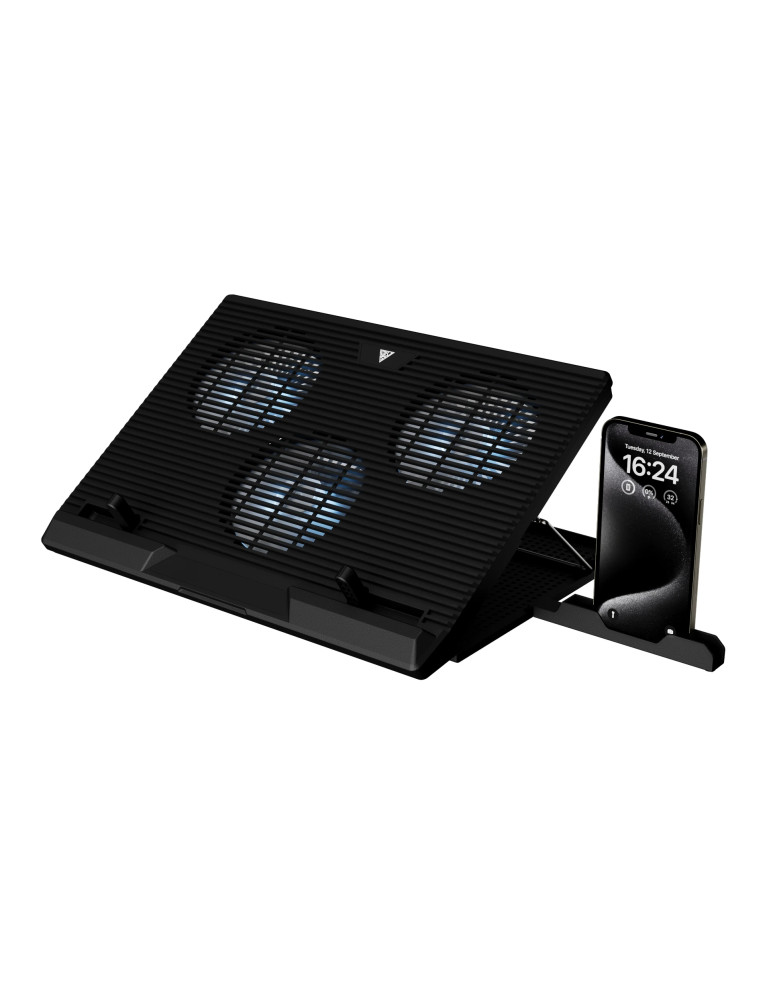 Охлаждаща поставка за лаптоп Gamdias AETHER E1, за 19",USB Hub, Phone Stand - AETHER-E1