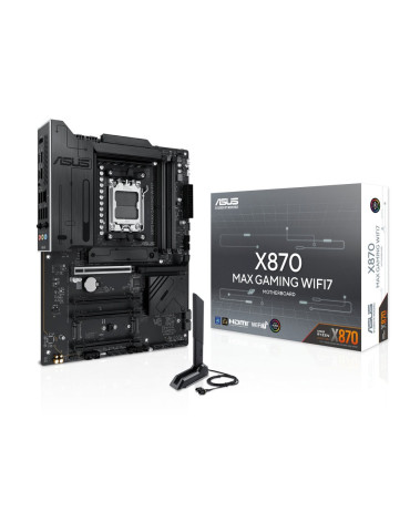 Дънна платка Asus X870 MAX GAMING WiFi7, AM5, DDR5 - 90MB1LY0-M0EAY0