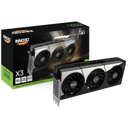 Видео карта Inno3D GeForce RTX 5090 32GB GDDR7 X3, 512bit - N50903-32D7-17593928
