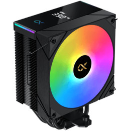 Охладител за процесор XIGMATEK AK4 Digital, Black, ARGB & Digital LED Panel Top Cover, ARGB PWM Fan, Intel Backplate, Mini ARGB LED Controller - AK4_DIGITAL