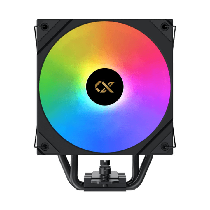 Охладител за процесор XIGMATEK AK4 Digital, Black, ARGB & Digital LED Panel Top Cover, ARGB PWM Fan, Intel Backplate, Mini ARGB LED Controller - AK4_DIGITAL