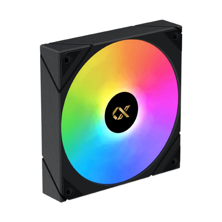 Охладител за процесор XIGMATEK AK4 Digital, Black, ARGB & Digital LED Panel Top Cover, ARGB PWM Fan, Intel Backplate, Mini ARGB LED Controller - AK4_DIGITAL