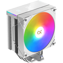 Охладител за процесор XIGMATEK AK4 Digital Arctic, WHITE, ARGB & Digital LED Panel Top Cover, ARGB PWM Fan, Intel Backplate, Mini ARGB LED Controller - AK4_DIGITAL_ARCTIC
