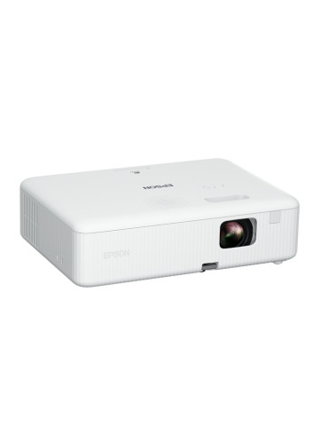 Проектор Epson CO-W01, WXGA (1024 x 768, 16:10), 3 000 ANSI lumens, 15 000:1, VGA, HDMI, USB, 24 months, Lamp: 12 months or 1 000 h, White с ПОДАРЪК Универсална стойка за проектор Sunne - V11HA86040_PRO02