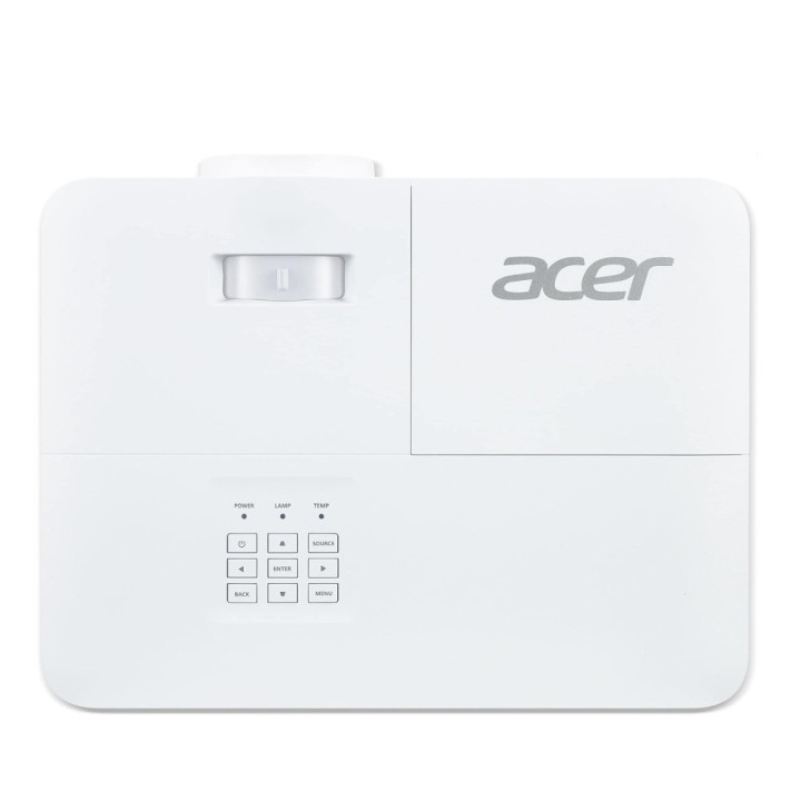 Проектор Acer H6546Ki, DLP, 1080p (1920x1080), 5200 ANSI Lm, 10 000:1, 3D, 24/7 operation, Auto Keystone, DC power on, 2xHDMI, RS232, Audio in/out, WiFi (kit incl.), Bag, 1x3W, White   ПОДАРЪК Екран 82.5" Acer - MR.JW011.002_MC.JBG11.00E