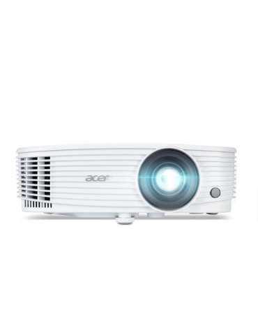 Проектор Acer P1357Wi, DLP, WXGA(1280x800), 4800 ANSI Lumens, 20000:1, 1.3x, 3D ready, VGA in/out, 2xHDMI, RCA, Audio in/out, USB type A, Speaker 10W, RS232, Lamp life up to 15000h, Bag, 2.4kg, White ПОДАРЪК Екран 82.5" Acer - MR.JUP11.001_MC.JBG11.00E