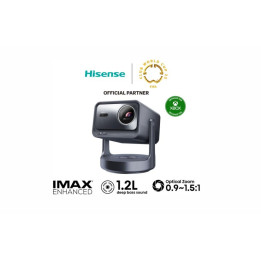 Проектор Hisense C2 Ulta Smart mini Laser Projector, 4K Ultra HD 3840x2160, 2000:1, 3000 lum, 60 Hz, Optical Zoom& Digital Zoom, Dolby Vision, IMAX enhanced, Dolby Vision, HDR10  , HDR10, HLG, 2*10W  20W Subwoofer, Designed for XBOX - 20015101