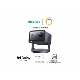 Проектор Hisense C2 Smart mini Laser Projector, 4K Ultra HD 3840x2160, 1700:1, 2000 lum, 60 Hz, Digital Zoom, Dolby Vision, HDR10  (decoding), HDR10, HLG, 2*10W - 20015329